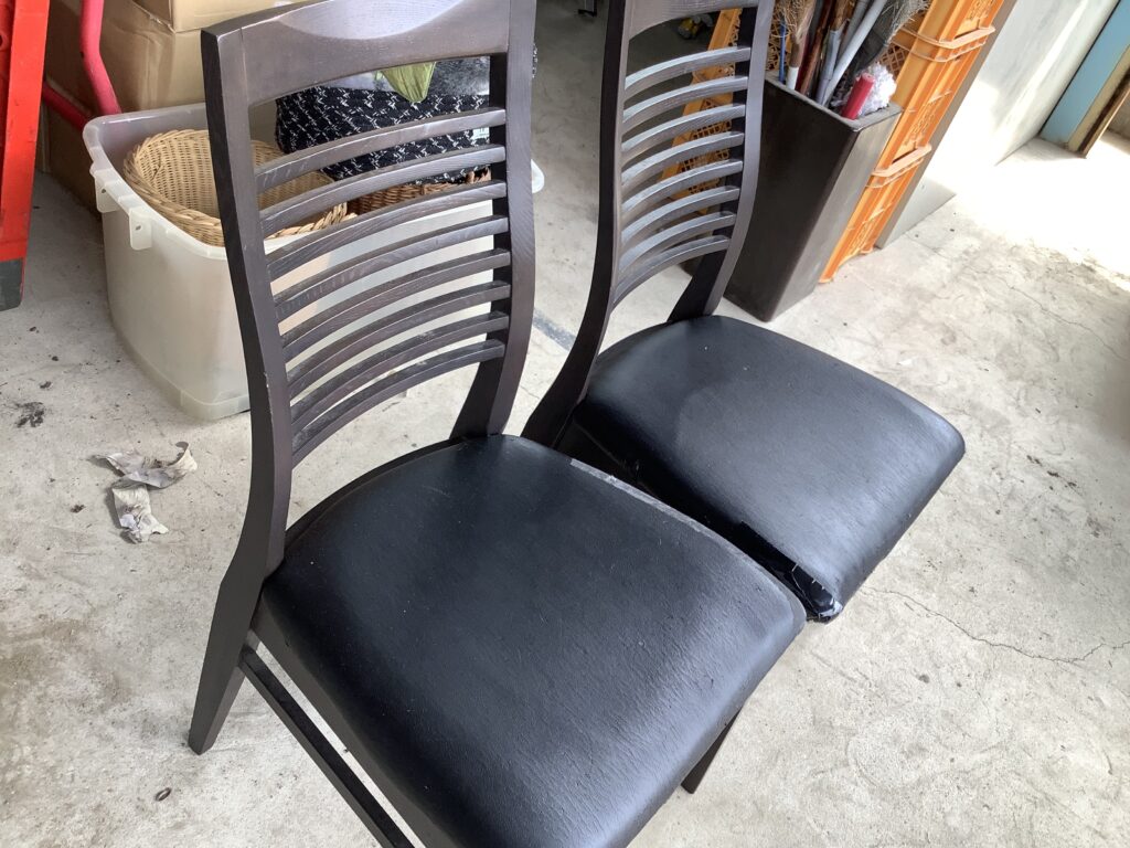 岡山市東区金岡で回収した椅子