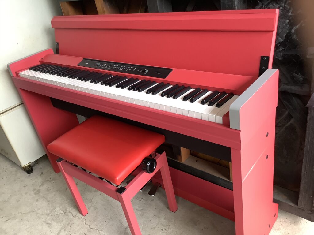 岡山市中区平井で回収した電子ピアノ