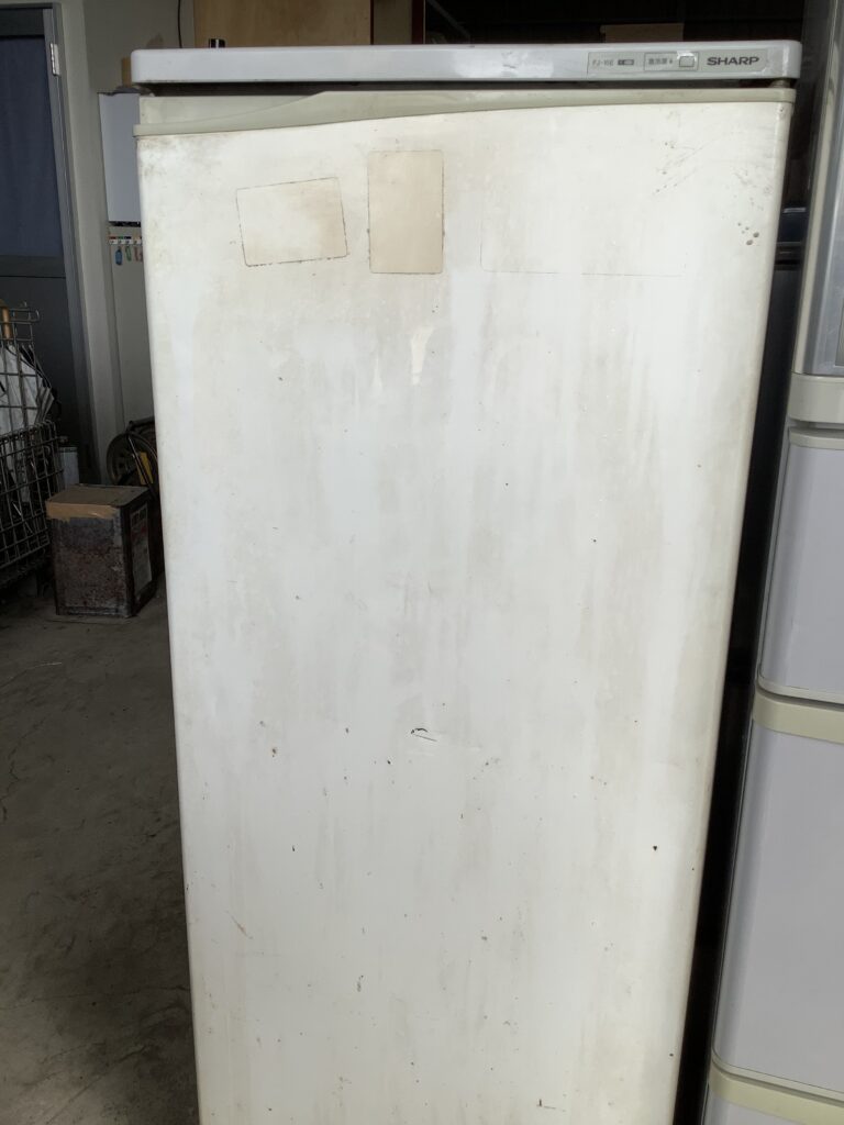 岡山市北区大元で回収した冷蔵庫