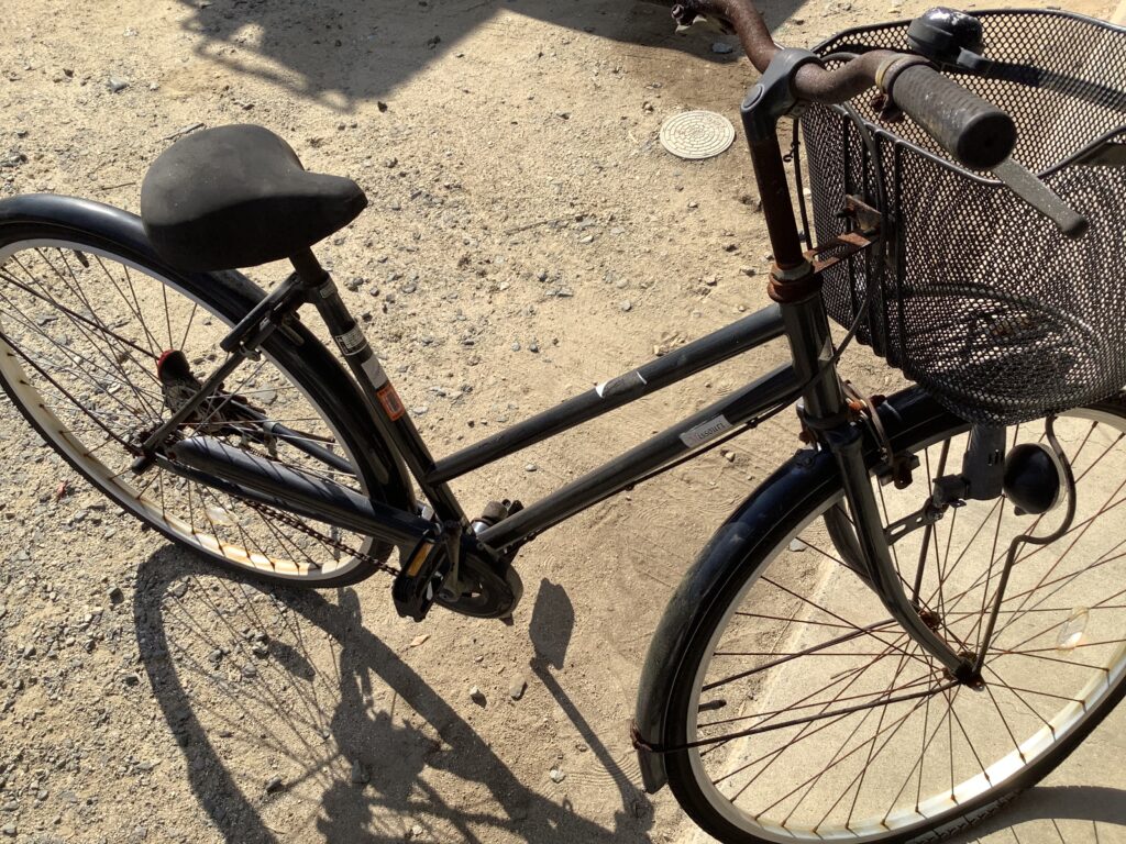 岡山市東区瀬戸町で回収した自転車