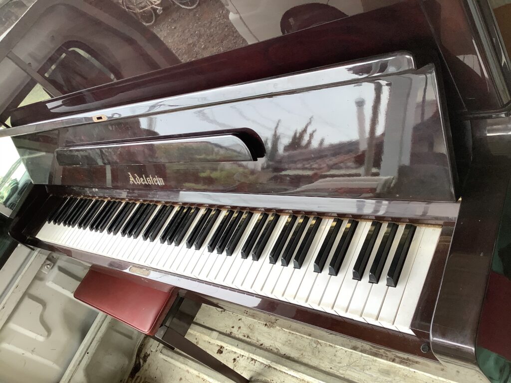 岡山市東区瀬戸町で回収したピアノ