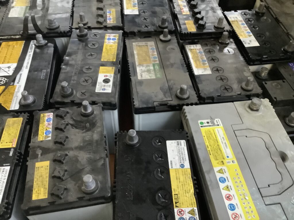 岡山市のバッテリー不用品回収