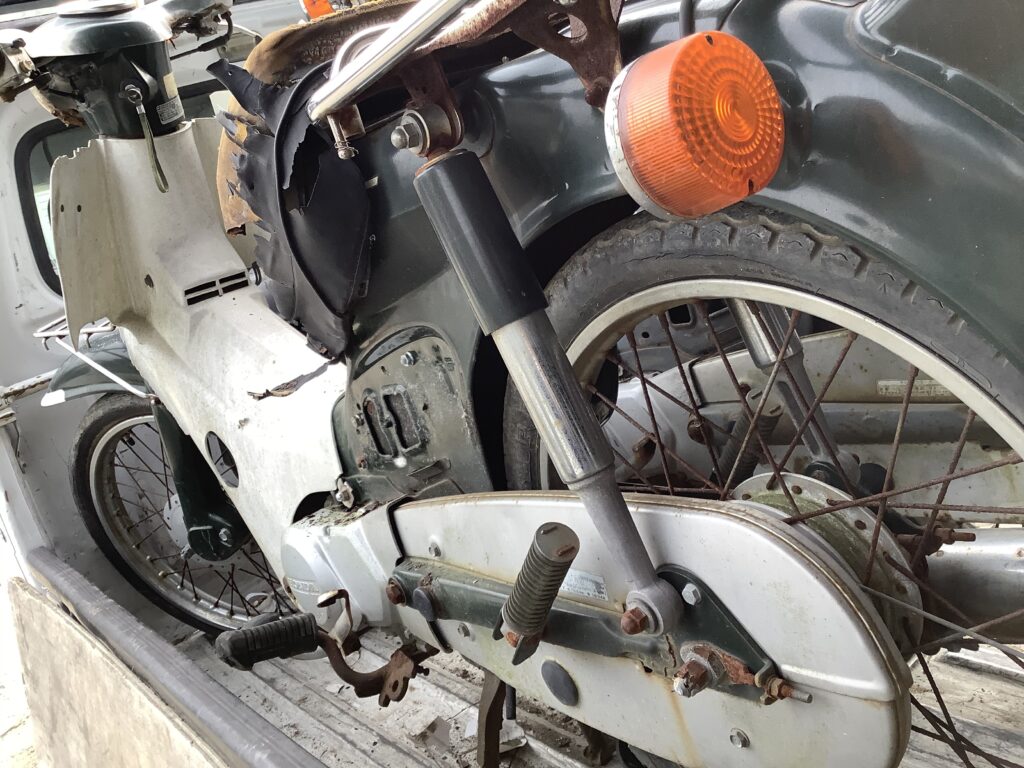 岡山市内のバイク不用品回収