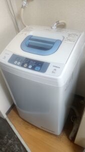 回収した洗濯機
