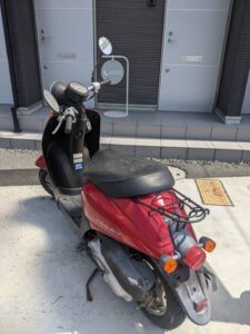 岡山県総社市で原付バイク処分