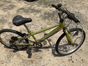 笠岡市で回収処分した自転車