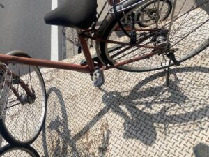 早島町で自転車回収から自転車処分