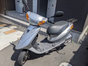 新見市で原付バイク回収からバイク処分