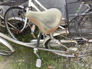 久米郡美咲町で処分した自転車