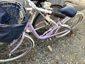 久米郡久米南町で処分した自転車