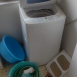 笠岡市北木島町で洗濯機の回収から処分までさせて頂きました。