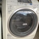 岡山市南区郡でドラム式洗濯機の引き取りから処分までさせて頂きました。
