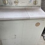 岡山市北区内山下で洗濯機の回収から処分までさせて頂きました。