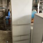 小田郡矢掛町宇角で冷蔵庫の引き取りから処分までさせて頂きました。