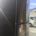 赤磐市黒沢で冷蔵庫の回収から処分までさせて頂きました。
