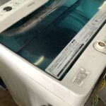 赤磐市黒沢で洗濯機の回収から処分までさせて頂きました。