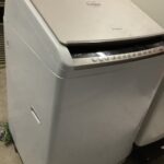 津山市山下で洗濯機の回収から処分までさせて頂きました。