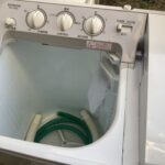 小田郡矢掛町小林で洗濯機の引き取りから処分までさせて頂きました。