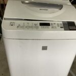 赤磐市上市で洗濯機の引き取りから処分までさせて頂きました。
