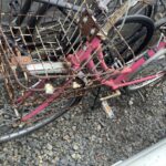 真庭市中島で自転車の回収から処分までさせて頂きました。