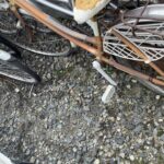 真庭市関で自転車の回収から処分までさせて頂きました。