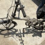 真庭市岡で自転車の回収から処分までさせて頂きました。