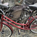 赤磐市中島で自転車の回収から処分までさせて頂きました。