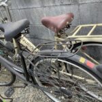 赤磐市黒沢で自転車の引き取りから処分までさせて頂きました。