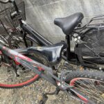 赤磐市岩田で自転車の回収から処分までさせて頂きました。