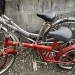 赤磐市合田で自転車の引き取りから処分までさせて頂きました。