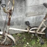 岡山市北区中原で自転車の引き取りから処分までさせて頂きました。