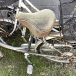 岡山市中区江並で自転車の回収から処分までさせて頂きました。