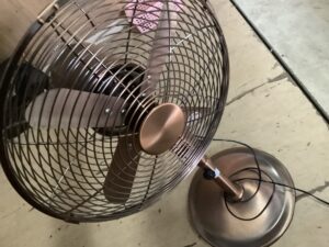 井原市美星町で処分した扇風機