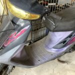 英田郡西粟倉村影石でバイクの回収から処分までさせて頂きました。