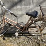 岡山市中区今谷で自転車の引き取りから処分までさせて頂きました。