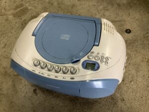 都窪郡早島町で処分したラジカセ