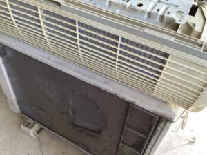 岡山市中区で取り外し処分したエアコン