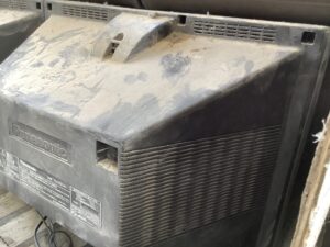 浅口市金光町で処分したブラウン管テレビ