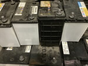 笠岡市小平井で処分したバッテリー