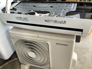 津山市一方で取り外し処分したエアコン