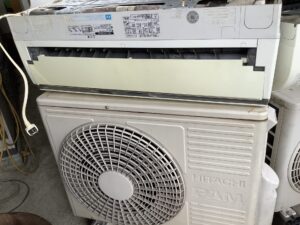 浅口郡里庄町で取り外し処分したエアコン