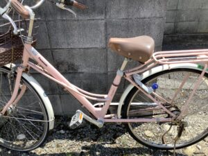 久米郡久米南町で処分した自転車