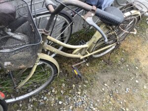 久米郡久米南町で処分した自転車