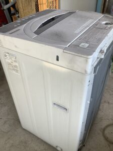 赤磐市下市で処分した洗濯機
