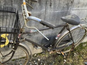 倉敷市で自転車の回収から処分までさせて頂きました。