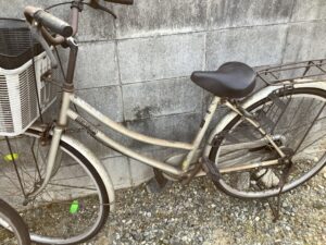 和気郡和気町で処分した自転車