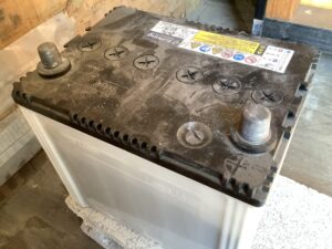 真庭市でバッテリーの引き取りから処分までさせて頂きました。