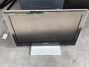 真庭市でテレビの引き取りから処分までさせて頂きました。