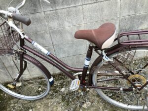 苫田郡鏡野町で自転車の引き取りから処分までさせて頂きました。