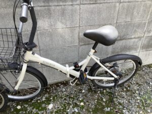 勝田郡勝央町で自転車の引き取りから処分までさせて頂きました。